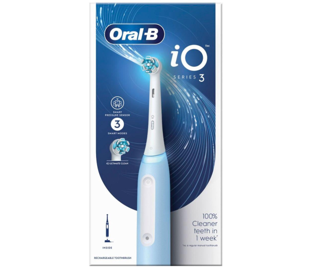 ORAL-B iO Series 3 Magnetyczna Niebieska - 1366984 - zdjęcie 3